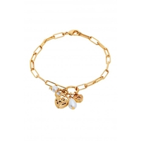 Mood Gold Plated Vintage Charmed Bracelet