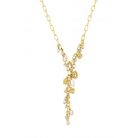 Mood Gold Plated Vintage Charmed Y Necklace