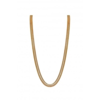 Mood Gold Polished Flat Snake Chain Necklace