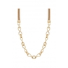 Mood Gold Polished Infinity Snake Chain Necklace