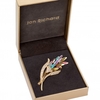 Multi Coloured Sprig Brooch - Gift Boxed