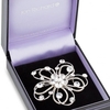 Open Swirl Floral Effect Brooch