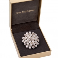 Pearl Cluster Brooch - Gift Boxed