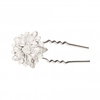 Pearl Crystal Floral Hair Pins - Pack Of 6