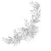Penelope Occasion Crystal Beaded Sprig Leaf Wreath Comb