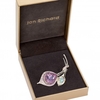 Purple Lilly Brooch - Gift Boxed