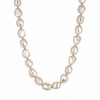 Rose Gold Baroque Pearl Necklace