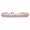 Rose Gold Plated Crystal Diamante Bracelet