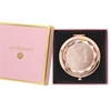 Rose Gold Plated Crystal Letter Compact M - Gift Boxed