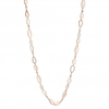 Rose Gold Plated Crystal Mixed Stone Long Necklace