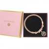Rose Gold Plated Crystal Tree Of Life Charm Bracelet - Gift Boxed