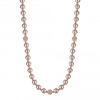 Rose Gold Plated Pink Pearl Necklace