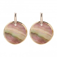 Rose Gold Plated Shell Drop Earrings