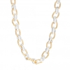 Silver And Gold Plate Chain Necklace