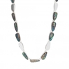 Silver Plated Abalone Inlay Necklace