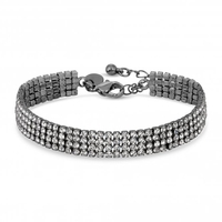 Silver Plated Crystal Diamante Bracelet