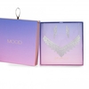 Silver Plated Crystal Diamante Set - Gift Boxed