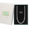 Silver Plated Crystal Infinity Set - Gift Boxed