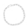 Silver Plated Crystal S Bracelet