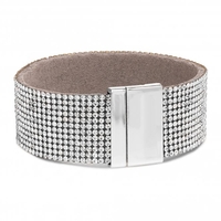 Silver Plated Crystal Sparkle Bracelet - Gift Boxed