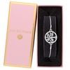 Silver Plated Crystal Tree Of Life Toggle Bracelet - Gift Boxed