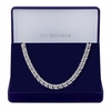 Silver Plated Cubic Zirconia Leaf Necklace - Gift Boxed