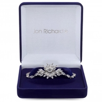 Silver Plated Cubic Zironia Bracelet - Gift Boxed