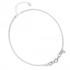 Silver Plated Heart Knot Chain Allway Necklace
