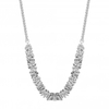 Silver Plated Interconnecting Link Allway Necklace