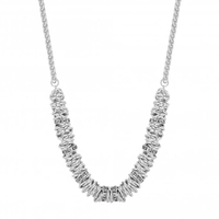Silver Plated Interconnecting Link Allway Necklace