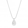 Silver Plated Silver Polished Short Pendant Necklace