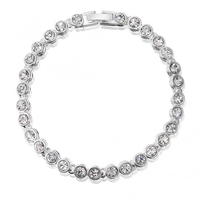 Silver Plated Tennis Bracelet