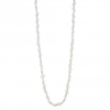 Silver Plated White Pearl Pearl Metallic Thread Two Row Allway Necklace