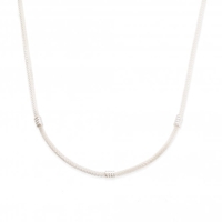 Silver Simply Silver Popcorn Station Allway Necklace
