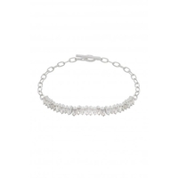 Simply Silver Sterling Silver 925 Baguette T Bar Bracelet