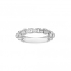 Simply Silver Sterling Silver 925 Chain Detail Ring