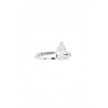 Simply Silver Sterling Silver 925 Crystal Pear Cut Ring