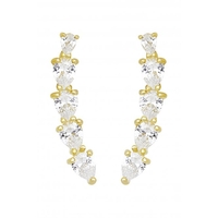 Simply Silver Sterling Silver 925 Cubic Zirconia Pear Drop Earrings