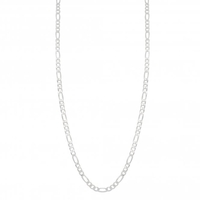 Simply Silver Sterling Silver 925 Figaro Silver Necklace