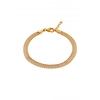 Simply Silver Sterling Silver 925 Gold Open Cage Texture Bracelet
