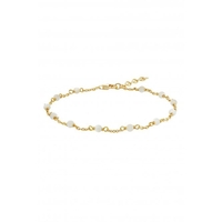 Simply Silver Sterling Silver 925 Mother of Pearl Ball Bracelet