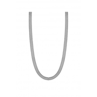 Simply Silver Sterling Silver 925 Open Cage Texture Necklace