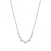 Simply Silver Sterling Silver 925 Single Solitaire Necklace