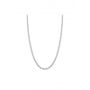 Simply Silver Sterling Silver 925 Small Diamond Cut Rope Chain Necklace