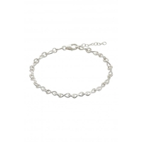 Simply Silver Sterling Silver 925 Small Infinity Bracelet
