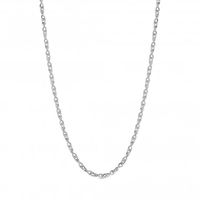 Simply Silver Sterling Silver 925 Small Infinity Necklace