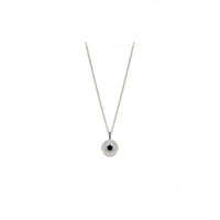 Simply Silver Sterling Silver 925 Small Lapis Charm Necklace