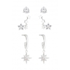 Simply Silver Sterling Silver 925 Star Multipack Earrings