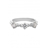 Simply Silver Sterling Silver 925 With Cubic Zirconia Tri Stone Detail Ring