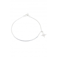 Simply Silver Sterling Silver Cubic Zirconia Opal Bracelet